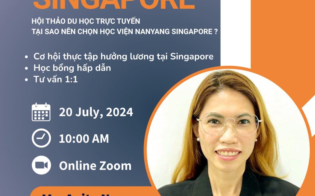 [WEBINAR 20/7] Du học Singapore dễ dàng cùng NIM – Học bổng lên đến 50%!